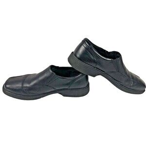 Nunn Bush Comfort Gel Mens Black Leather Loafers Slip On Shoes Size 10 M